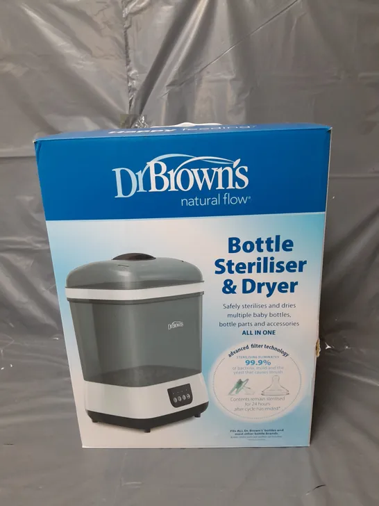 DR BROWNS STEAM BOTTLE STERILISER & DRYER  RRP £99.99