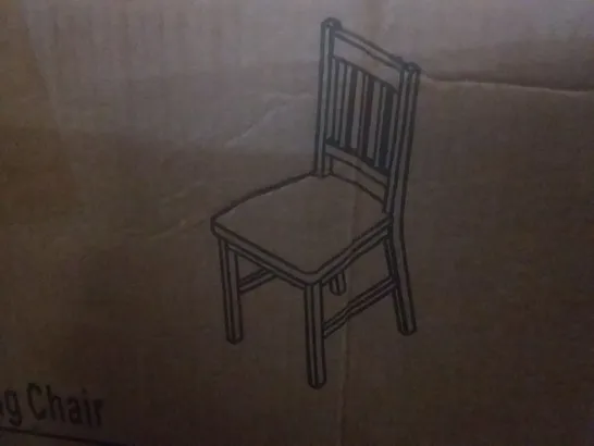 BOXED CARMEL SIAT BACK SIDE CHAIR