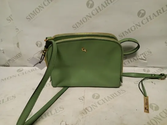 ASHWOOD GENUINE LEATHER WOMENS SMALL CROSSBODY BAG - GREEN