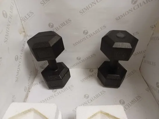 PAIR OF 5KG DUMBBELLS 