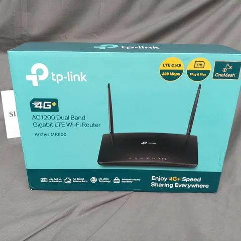 BOXED TP LINK AC1200 DUAL BAND GIGABIT LTE WI-FI ROUTER ARCHER MR600