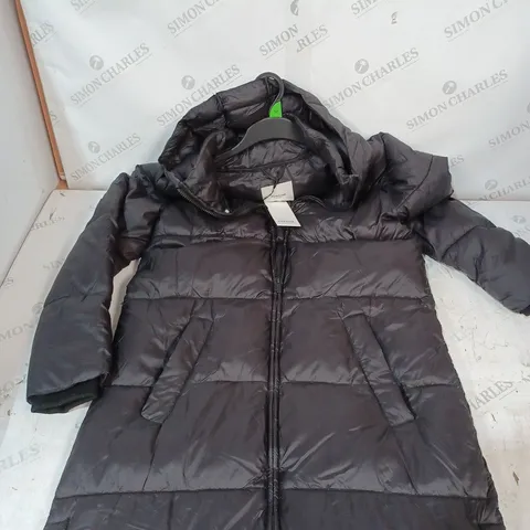 FIRETRAP BLACK LONGLINE BAFFLE JACKET - 10