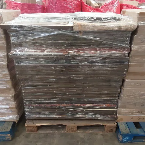 PALLET TO CONTAIN A LARGE QUANTITY OF DESIGNER TABLE TOPS - DESIGNS, SIZES AND CONDITIONS MAY VARY 