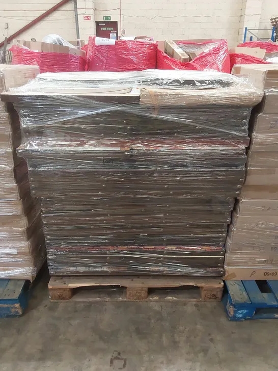 PALLET TO CONTAIN A LARGE QUANTITY OF DESIGNER TABLE TOPS - DESIGNS, SIZES AND CONDITIONS MAY VARY 