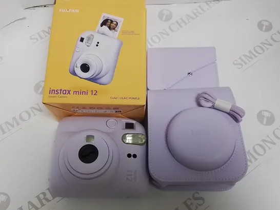 FUJIFILM INSTAX MINI 12 LILAC PURPLE BUNDLE