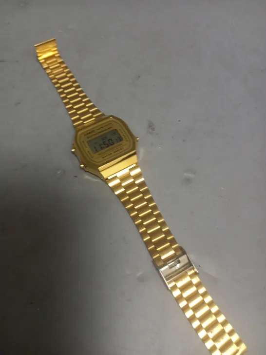 UNBOXED CASIO GOLD LOOK DIGITAL WATCH