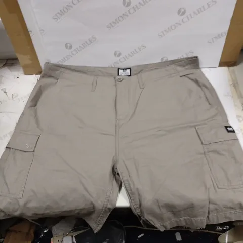 WEEKEND OFFENDER 4XL GREY CARGO SHORTS 