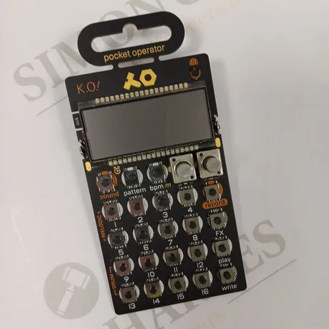 TEENAGE ENGINEERING PO-33 POCKET OPERATOR KO SAMPLER/SEQUENCER