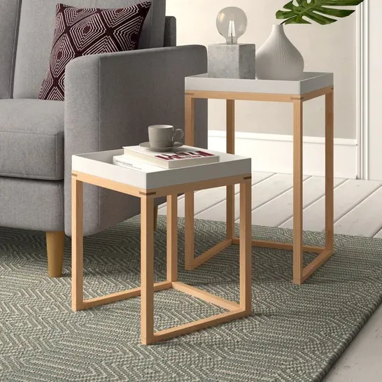 BOXED BOSTIC 2 PIECE TABLE NEST (1 BOX)