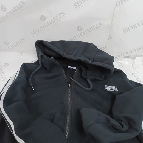 LONSDALE HOODED JACKET IN BLACK - 10