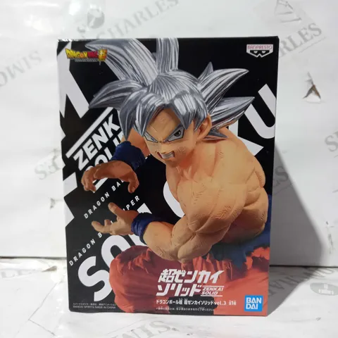 BANDAI BANPRESTO ZENKAI SOLID DRAGONBALL SUPER MASTERED ULTRA INSTINCT GOKU FIGURE