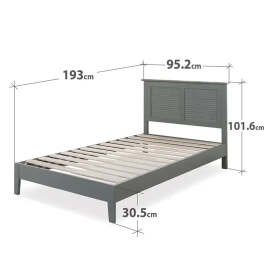 BOXED PALMDALE SINGLE BED FRAME 