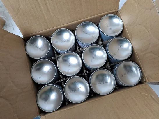 APPROXIMATELY 12 BOXED 151 SPRAY PAINT IN METALLIC SILVER 200ML 