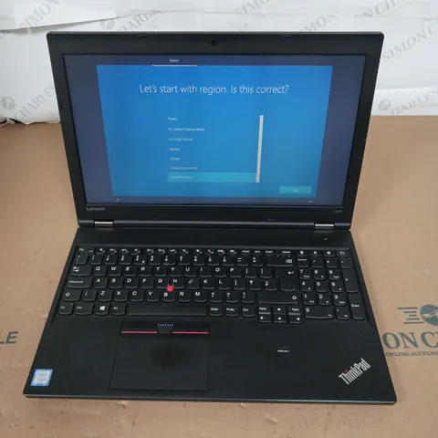 LENOVO	THINKPAD L560 15 INCH I5-6200U 2.30GHZ