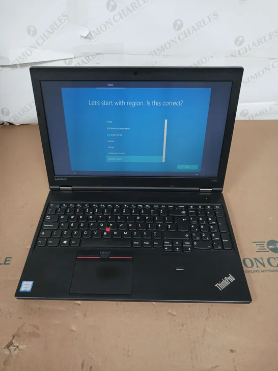 LENOVO	THINKPAD L560 15 INCH I5-6200U 2.30GHZ