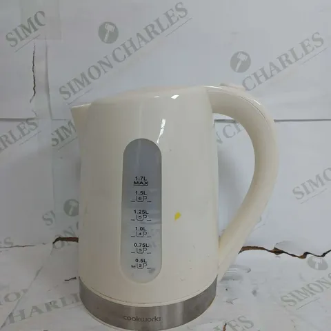 COOKWORKS WHITE PLASTIC KETTLE