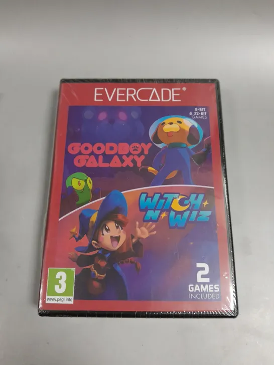 SEALED EVERCADE GOODBOY GALAXY & WITCH N WIZ