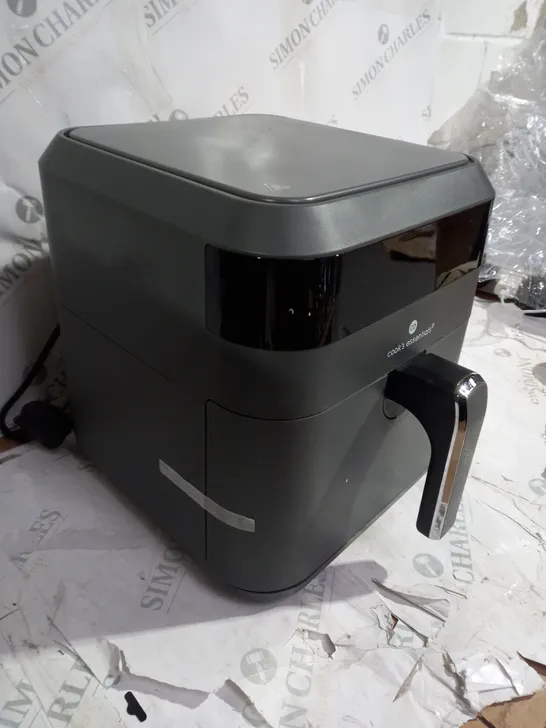 COOK'S ESSENTIALS 5.8L AIR FRYER IN SLATE GREY