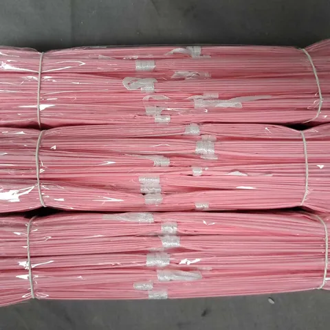 BOX OF APPROXIMATELY 200 TISSUE PAPER POM POMS IN PINK