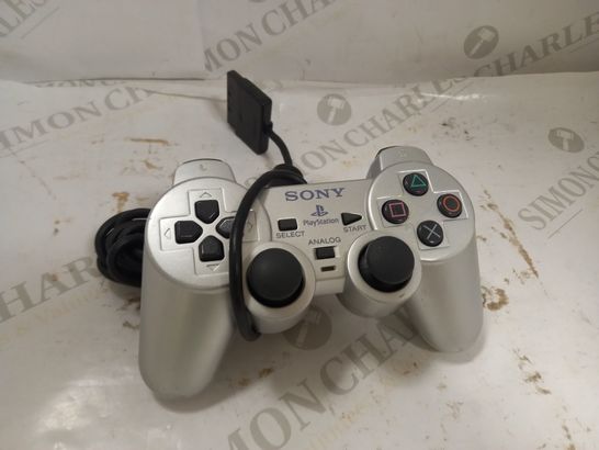 SONY PLAYSTATION WIRED CONTROLLER IN SILVER COLOUR