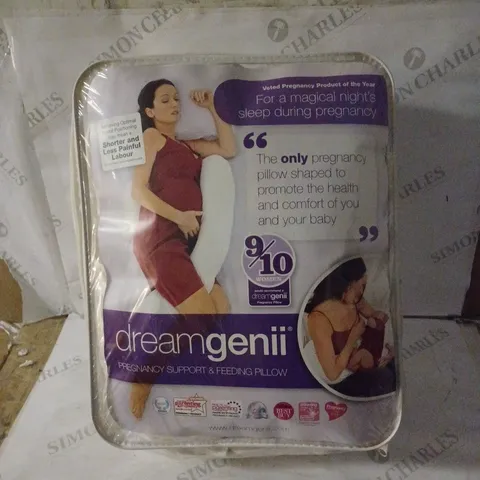 DREAMGENII PREGNANCY SUPPORT & FEEDING PILLOW