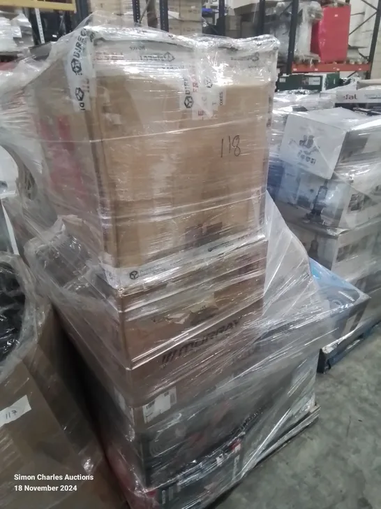 PALLET OF APPROXIMATELY 27 UNPROCESSED RAW RETURN HOUSEHOLD AND ELECTRICAL GOODS TO INCLUDE;