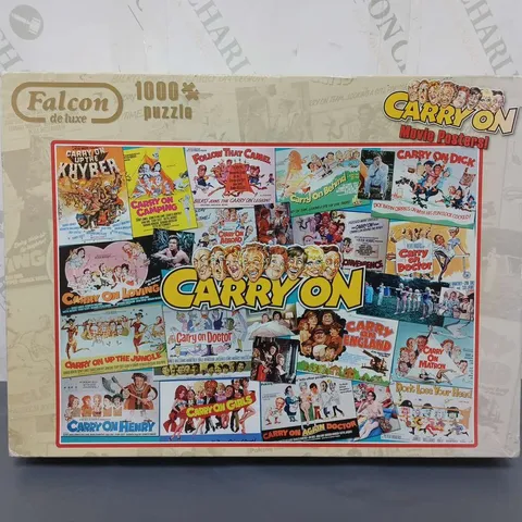 BOXED FALCON DE LUXE CARRY ON MOVIE POSTERS 1000 PIECE PUZZLE