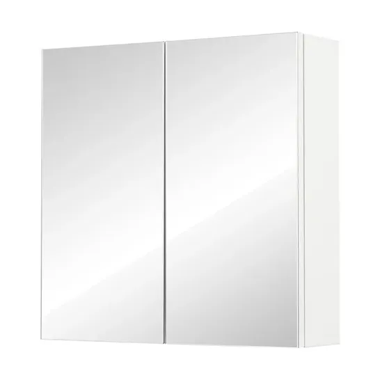 BOXED CASMER 450MM W 450MM H SURFACE FRAMLESS MEDICINE CABINET WITH MIRROR