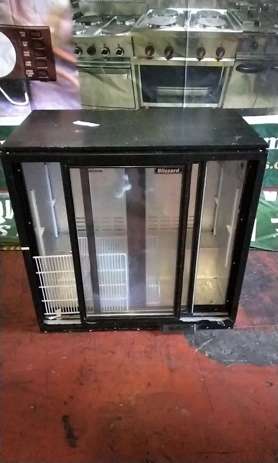 BLIZZARD DISPLAY DRINKS FRIDGE WITH SLIDING DOORS