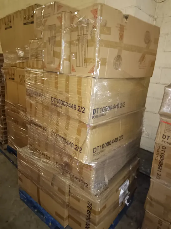 PALLET OF ASSORTED FLAT PACK FURNITURE PARTS 