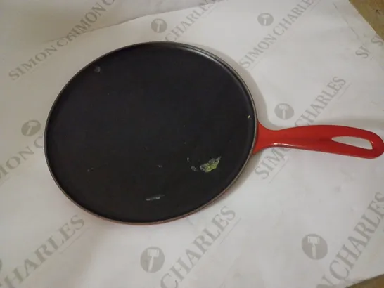 LE CREUSET DURABLE CAST IRON CREPE PAN