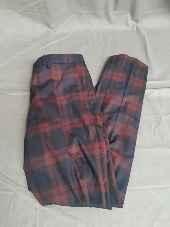 TWISTED TAILOR TROUSERS IN MULTI PLAID SIZE 30S