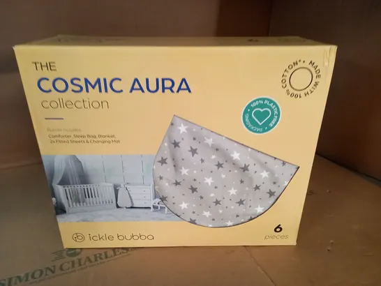 BOXED THE COSMIC AURA 6-PIECE BABY ROOM SET IN GREY