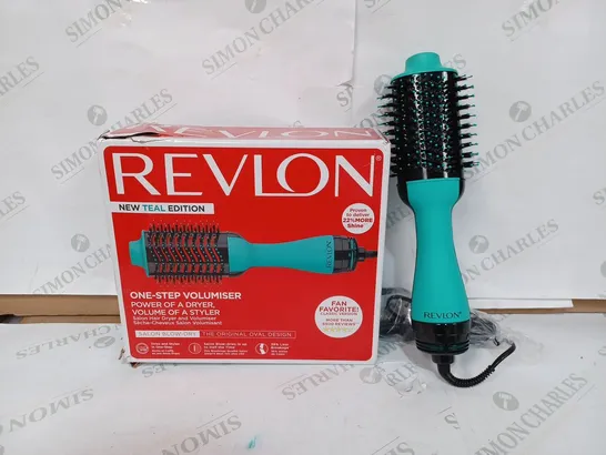 REVLON SALON HAIR DRYER AND VOLUMISER - TEAL RRP £49.99