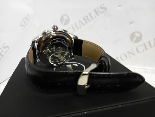 TALIS CO TRIPLE DIAL LEATHER STRAP WATCH RRP £550