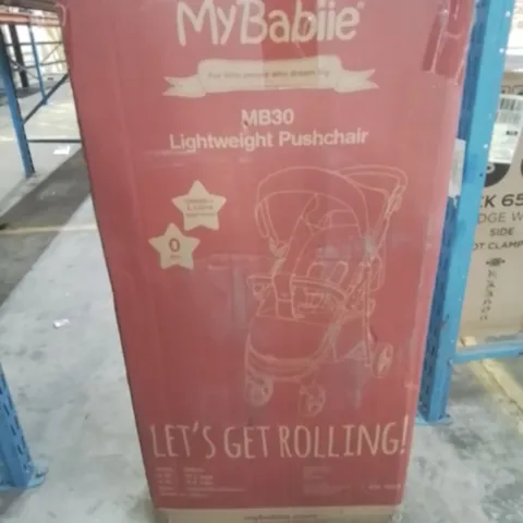 BRAND NEW BOXED MYBABIIE LET'S GET ROLLING LIGHTWEIGHT STROLLER FOR 0+ MONTHS OLD BABIES 