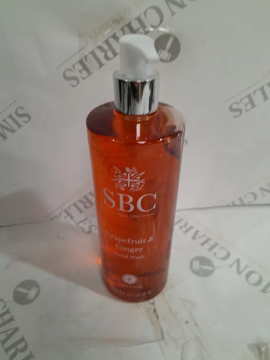 SBC GRAPEFRUIT & GINGER HAND WASH 500ML PUMP BOTTLE