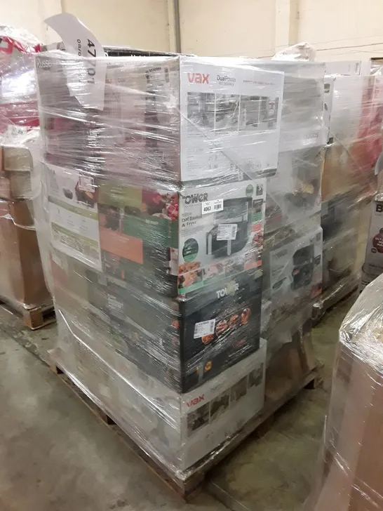 PALLET OF APPROXIMATELY UNPROCESSED RAW RETURN HOUSEHOLD AND ELECTRICAL GOODS TO INCLUDE;