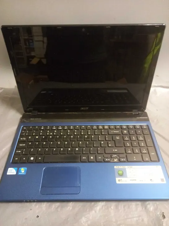 ACER ASPIRE 5750Z INTEL CORE 8940 LAPTOP - BLUE