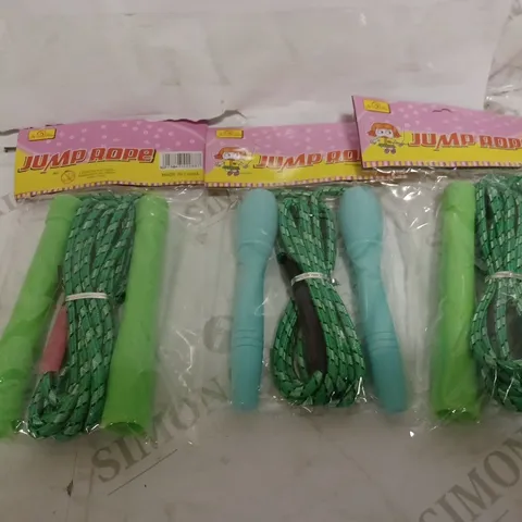 BOX OF ASSORTED JIN SHEN JUMP ROPE GREEN -BLUE 