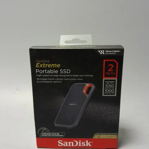 SEALED SANDISK EXTREME PORTABLE SSD 2TB