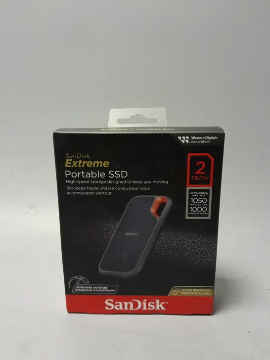 SEALED SANDISK EXTREME PORTABLE SSD 2TB