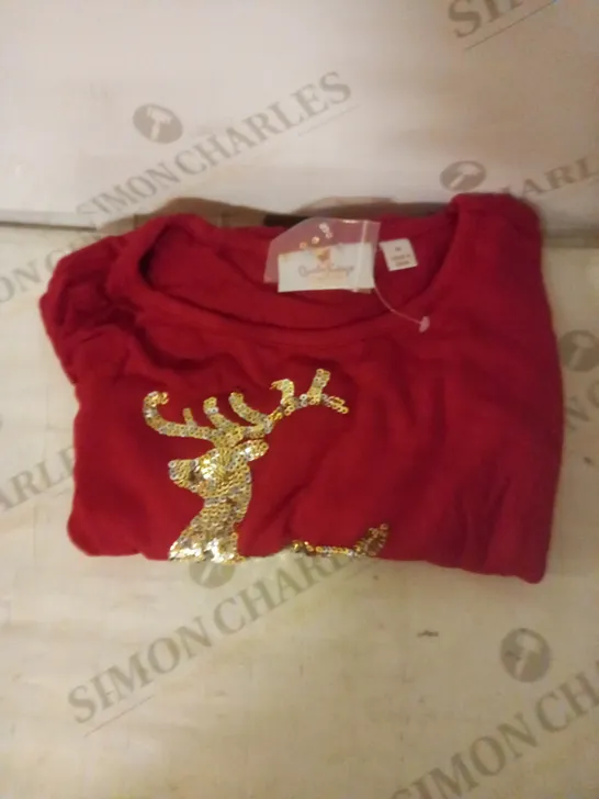 QUCCKER FACTORY REINDEER TOP SIZE MEDIUM