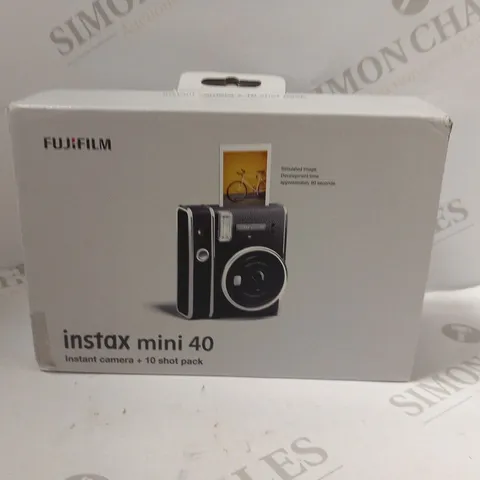 BOXED FUJIFILM INSTAX MINI 40 INSTANT CAMERA