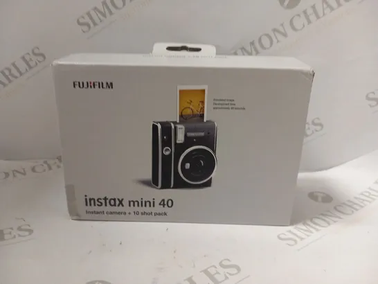 BOXED FUJIFILM INSTAX MINI 40 INSTANT CAMERA