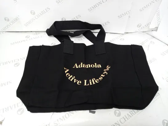 ADANOLA ACTIVE LIEFSTYLE TOTE BAG IN BLACK/NUDE