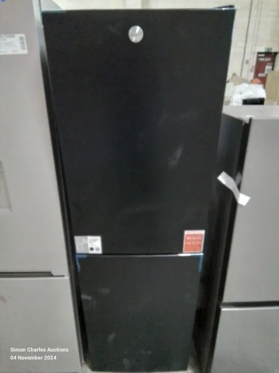 HOOVER HOCT3L517EBK FREESTANDING LOW FROST 55CM WIDE FRIDGE FREEZER BLACK - UNPROCESSED RAW RETURN 