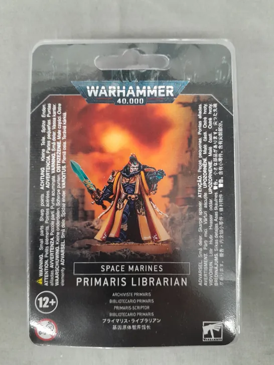 WARHAMMER 40K SPACE MARINES PRIMARIS LIBRARIAN MINIATURE