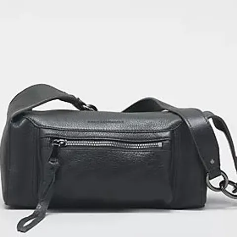 AIMEE KESTENBERG BLEECKER LEATHER SHOULDER BAG BLACK