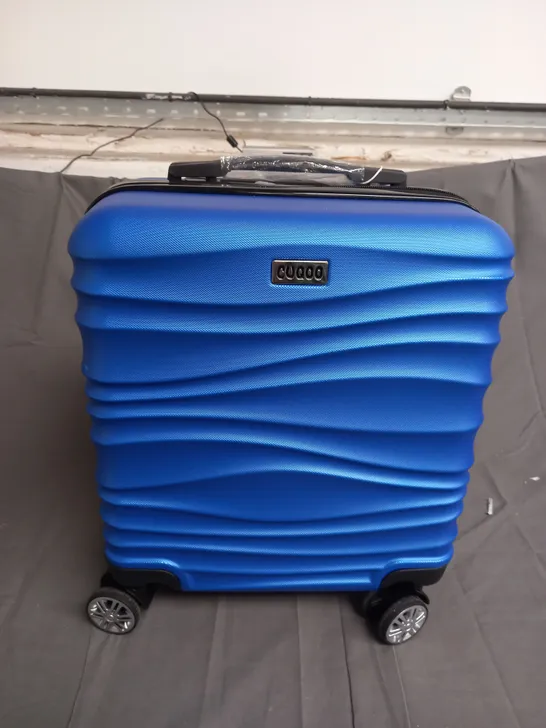 CUQOO HARD CASE WAVE EFFECT SUITCASE ON WHEELS